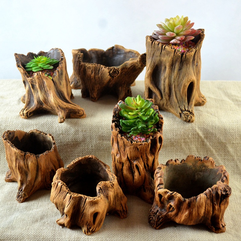 Succulent Set - Imitacja drewnianych palików korzenie drzew sadzenie