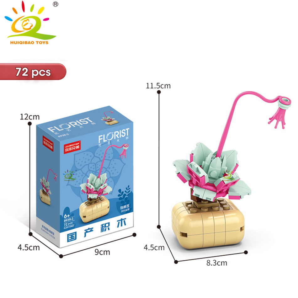 HUIQIBAO MOC kwiat soczysty mo – Pothos recenzja i cena
