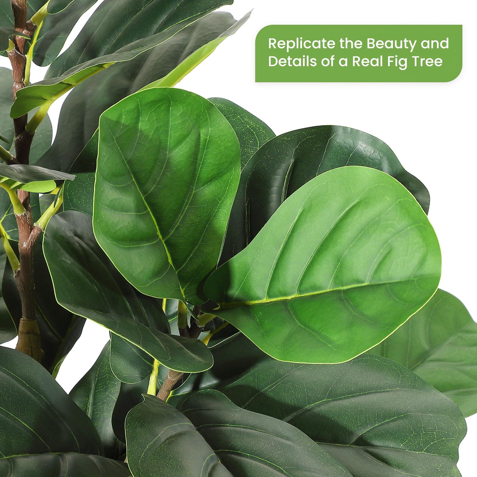 Sztuczne drzewo figowe (Ficus  – Fiddle Leaf Fig recenzja i cena