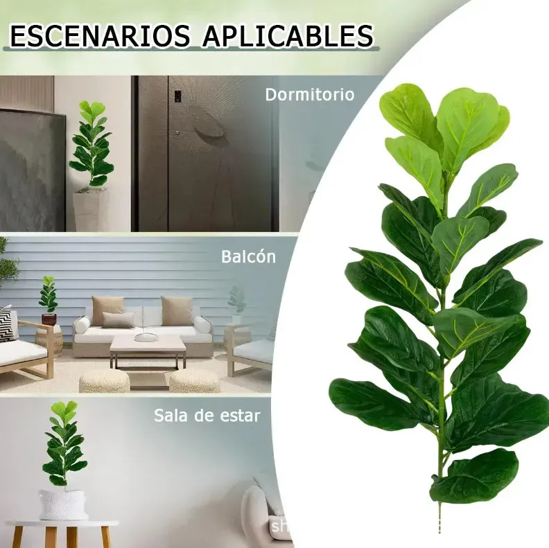 Duże plastikowe sztuczne drzew – Fiddle Leaf Fig recenzja i cena